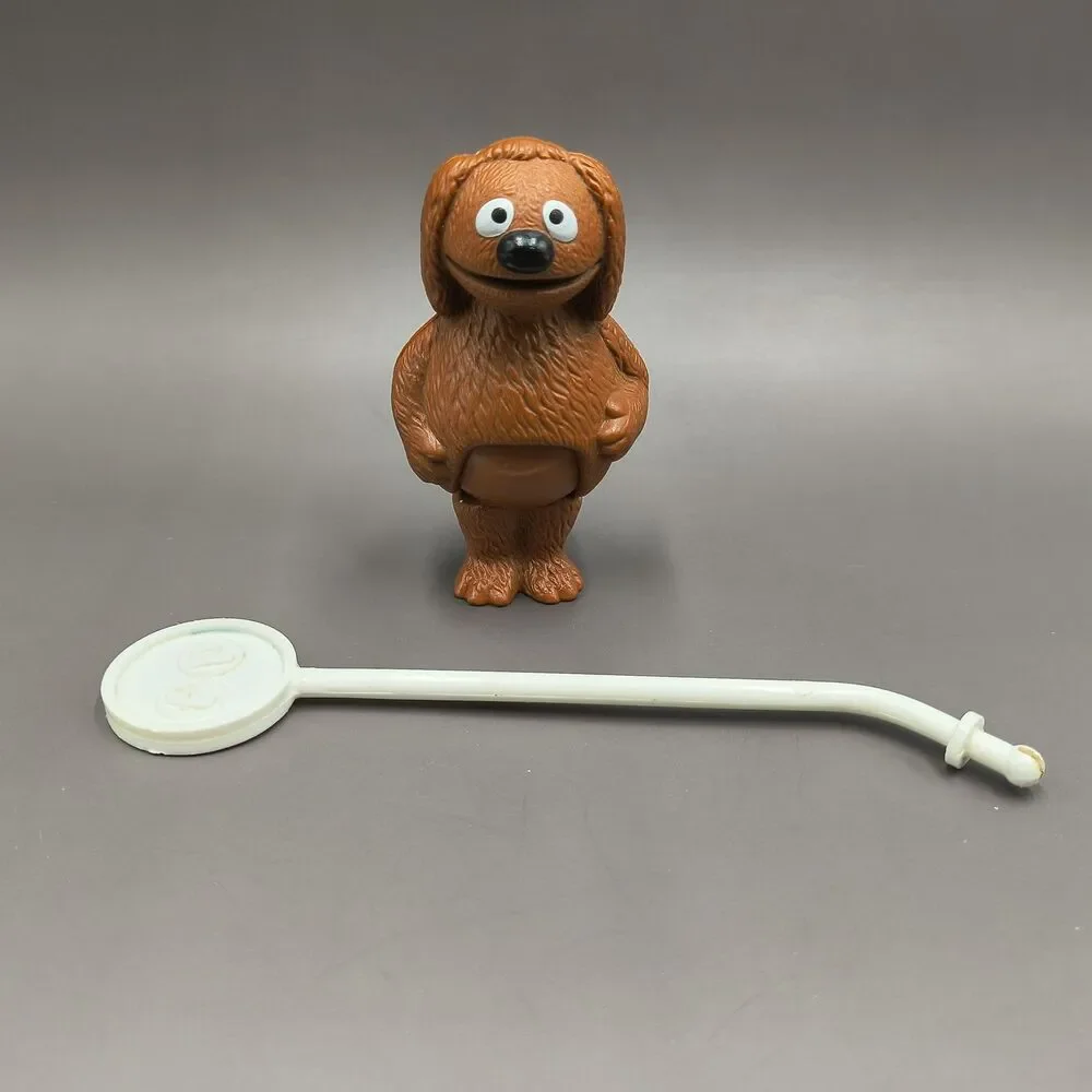 Vintage 70s Fisher Price Muppet Show Players Rowlf the Dog Vintage Stick Puppet
